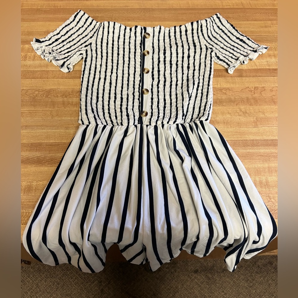 J for Justify Off The Shoulder Romper